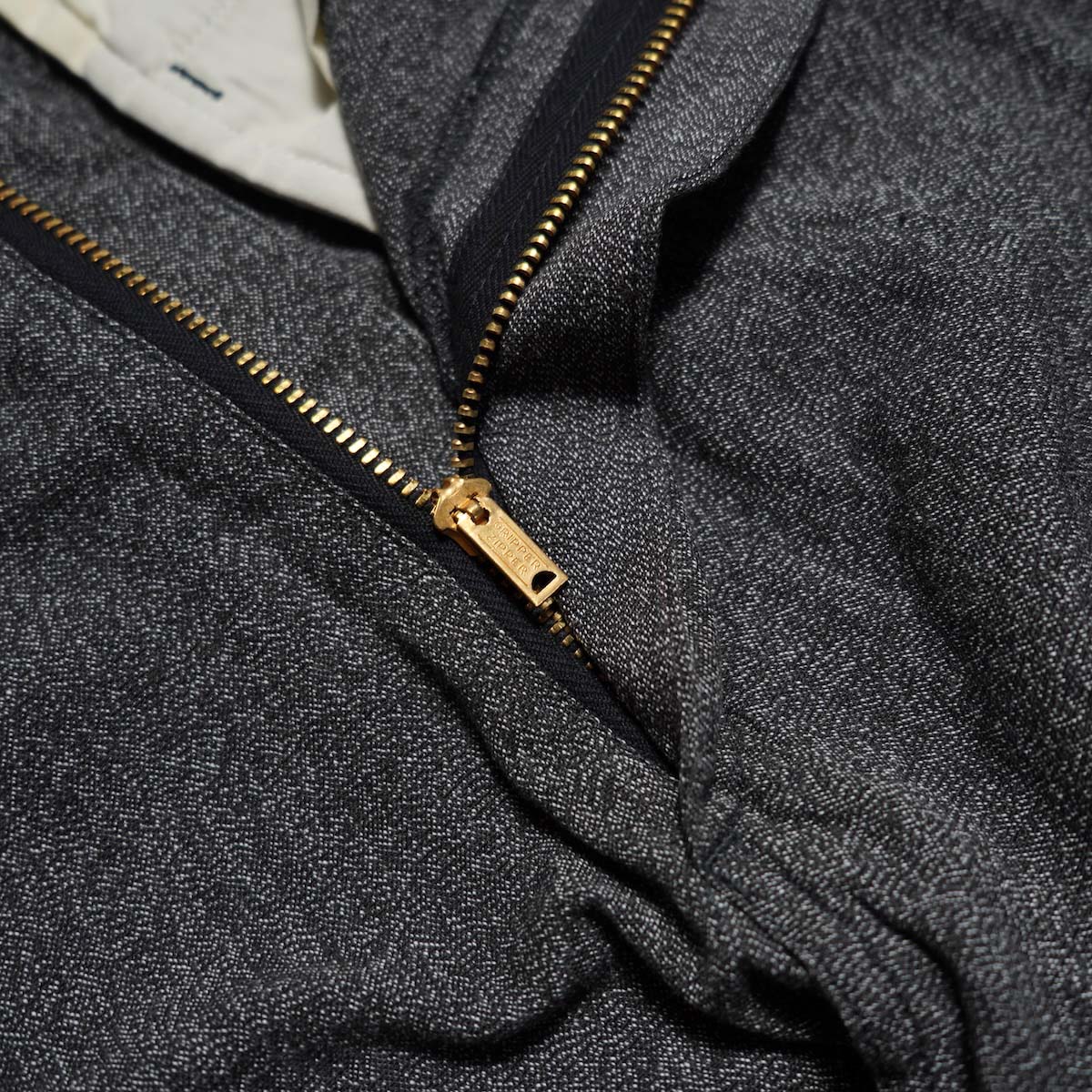 N.HOOLYWOOD COMPILE × BIG MAC / 2262-PT60-026 BLACK CHAMBRAY WORK PANTS (Black)  グリッパージッパー