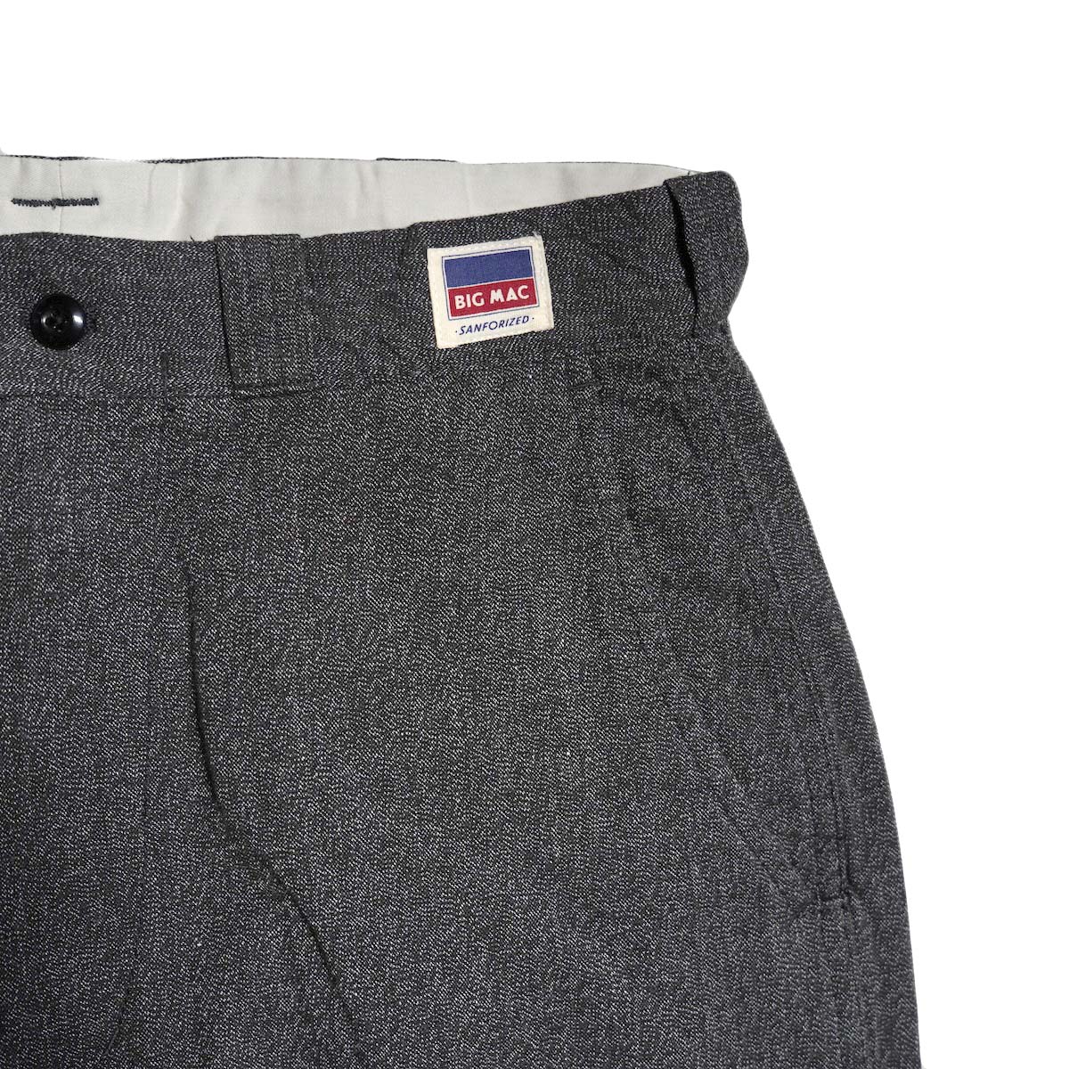 N.HOOLYWOOD COMPILE × BIG MAC / 2262-PT60-026 BLACK CHAMBRAY WORK PANTS (Black)  ポケット