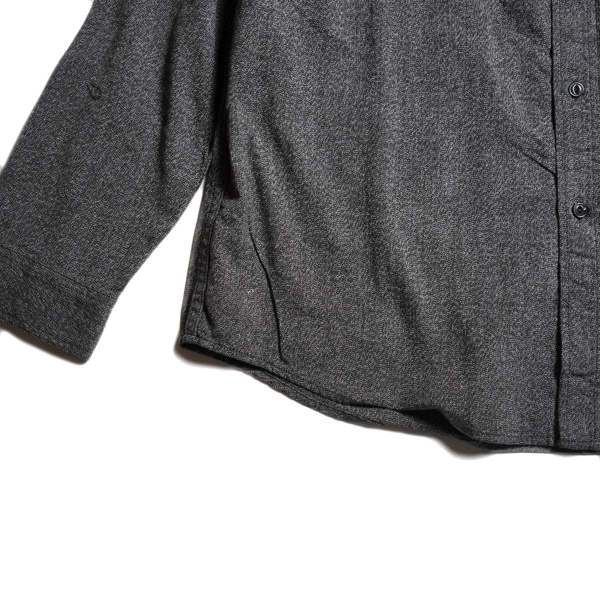 N.HOOLYWOOD COMPILE × BIG MAC / 2262-SH60-026 BLACK CHAMBRAY WORK SHIRT (Black) 裾