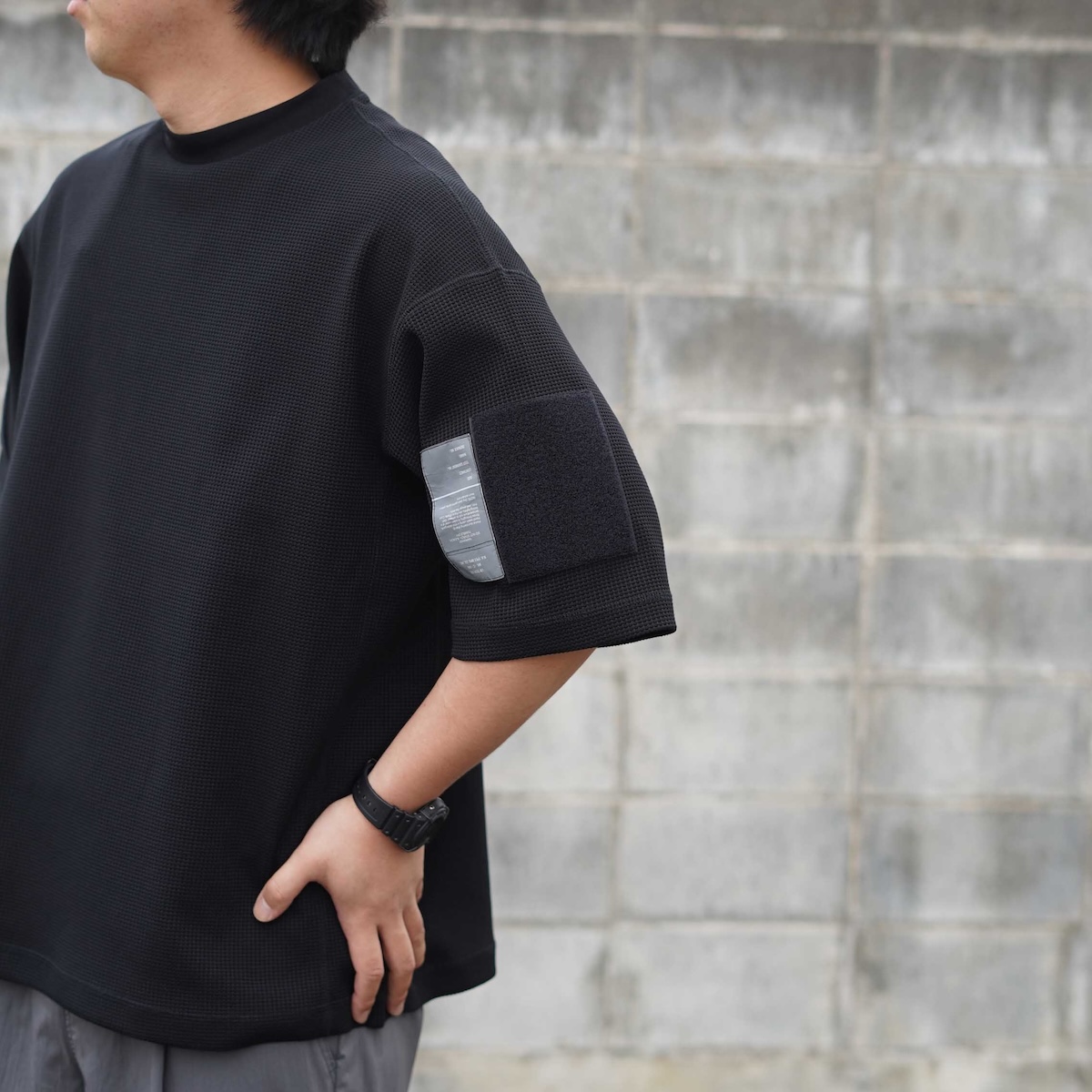 N.HOOLYWOOD / 9251-CS51-011 SIDE-PANEL T-SHIRT (Black)