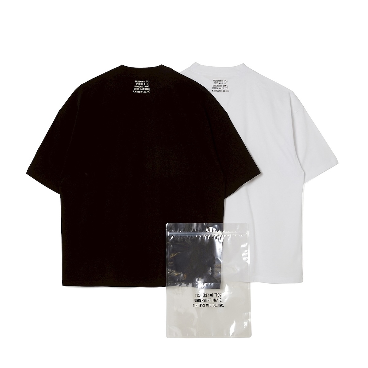 N.HOOLYWOOD / 9251-CS56-016 2PACK T-SHIRT (Black / White)