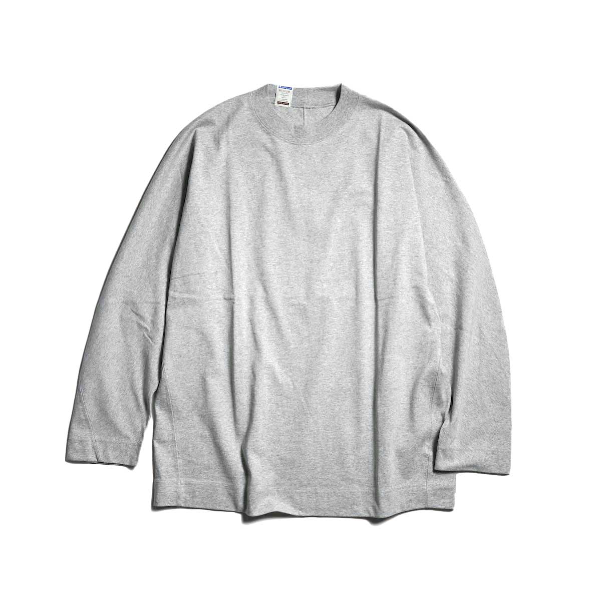 N.HOOLYWOOD × Champion / C8-A413 CREWNECK LONGSLEEVE T-SHIRT (Gray)