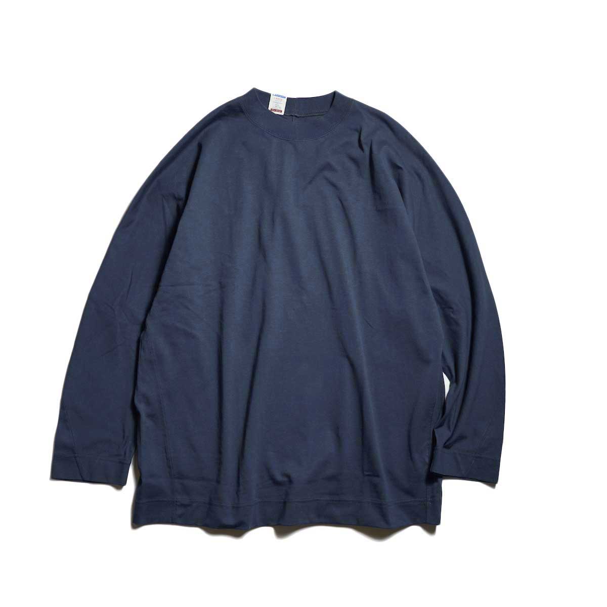 N.HOOLYWOOD × Champion / C8-A413 CREWNECK LONGSLEEVE T-SHIRT (Navy)