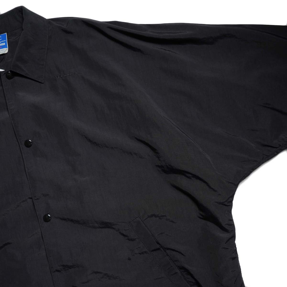 N.HOOLYWOOD × Champion / C8-E611 COACH JACKET (Black) 肩周り