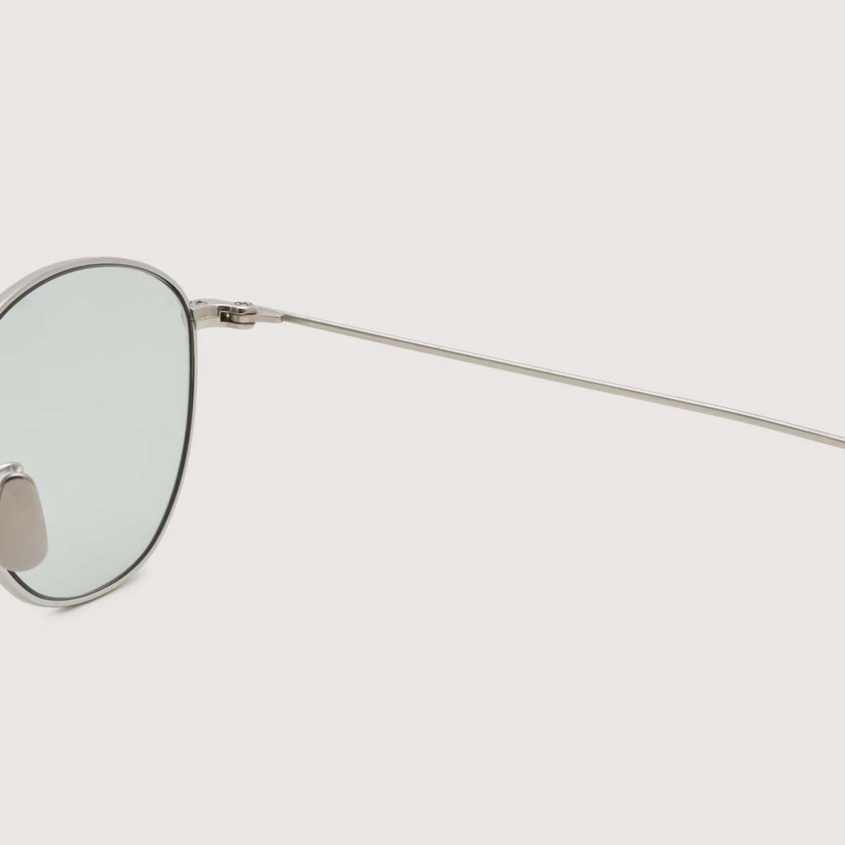 NOCHINO OPTICAL / NOCHINO-N13 "KOUGETU"#2 (PLUTINUM SILVER × GREY GREEN to D.GREY 調光レンズ)  テンプル