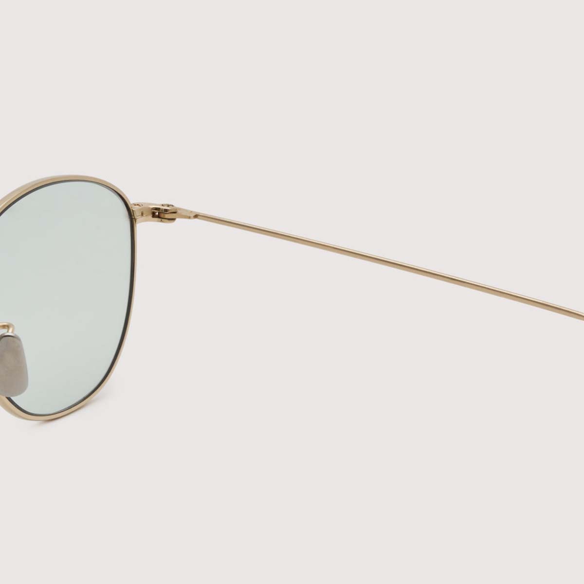 NOCHINO OPTICAL / NOCHINO-N13 "KOUGETU"#4 (CHAMPAGNE GOLD × GREY GREEN to D.GREY 調光レンズ) テンプル