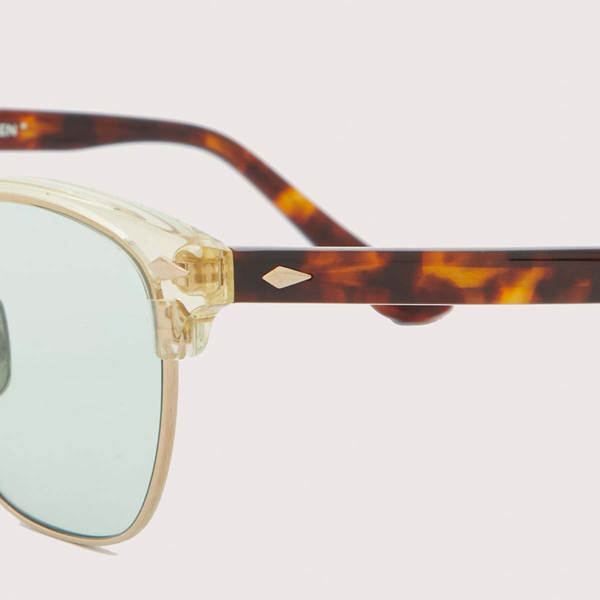 NOCHINO OPTICAL / NOCHINO-N3 "YUGEN"#5 (Citron & Amber &Champagne Gold × L.Smoke Green 非調光) ヨロイ