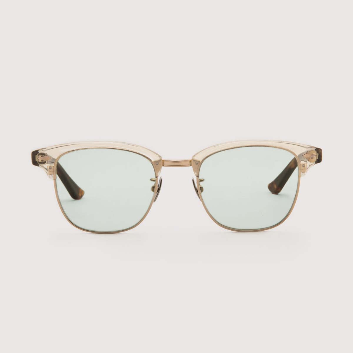 NOCHINO OPTICAL / NOCHINO-N3 "YUGEN"#5 (Citron & Amber &Champagne Gold × L.Smoke Green 非調光) レンズ