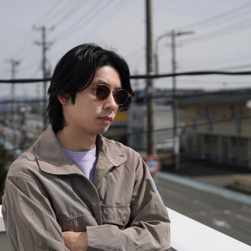 nonnative / OFFICER SUNGLASSES by KANEKO OPTICAL (Black)
