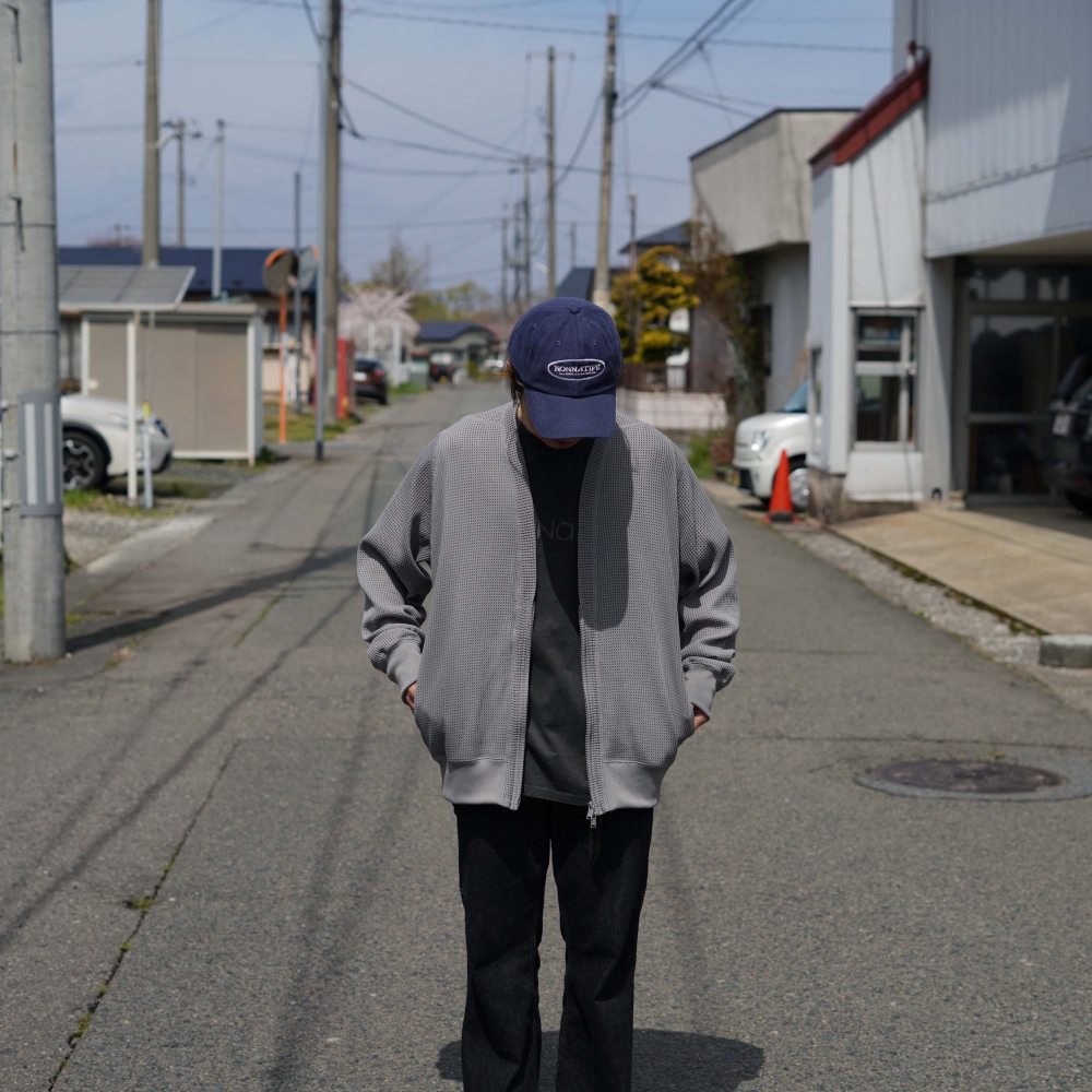 nonnative / HIKER ZIP CARDIGAN POLY MESH POLARTEC® POWER DRY® (Gray)