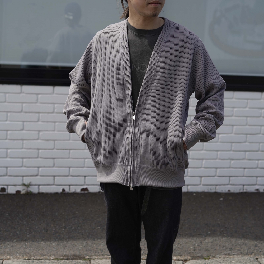 トップス nonnative CARDIGAN POLY FLEECE nonnative / HIKER ZIP CARDIGAN POLY MESH POLARTEC® POWER DRY® (Gray)