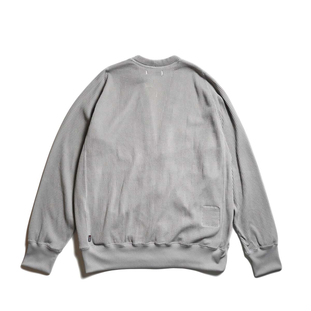 nonnative / HIKER ZIP CARDIGAN POLY MESH POLARTEC® POWER DRY® (Gray)
