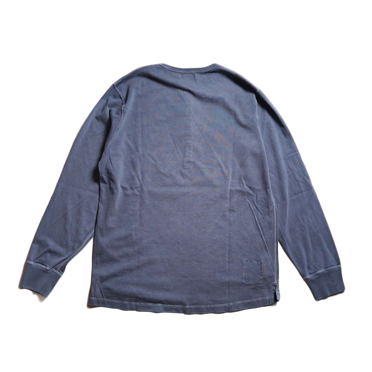 nonnative / DWELLER L/S HENRY NECK TEE COTTON JERSEY PIGMENT DYE 