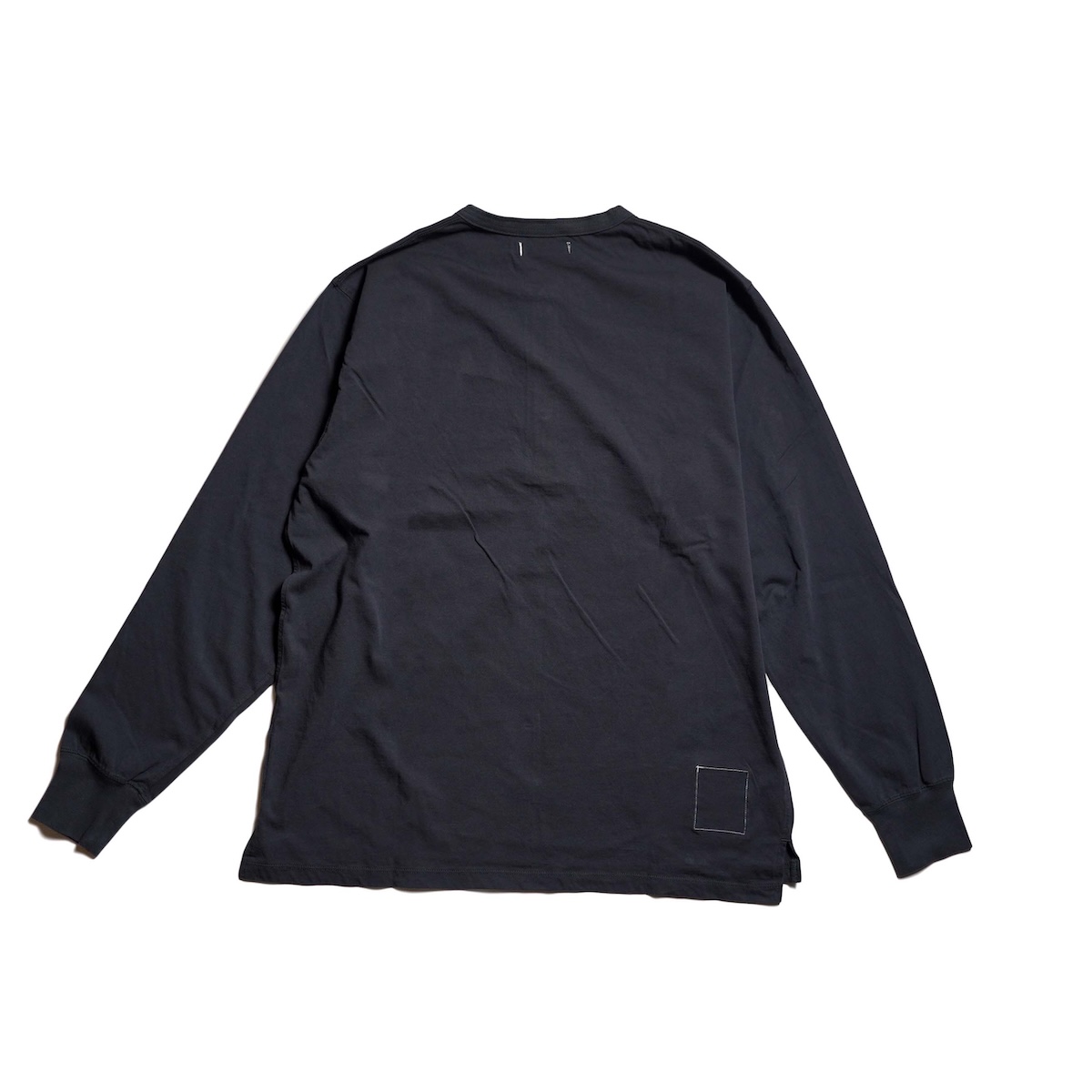 nonnative / TROOPER L/S HENRY NECK TEE COTTON JERSEY (Navy)
