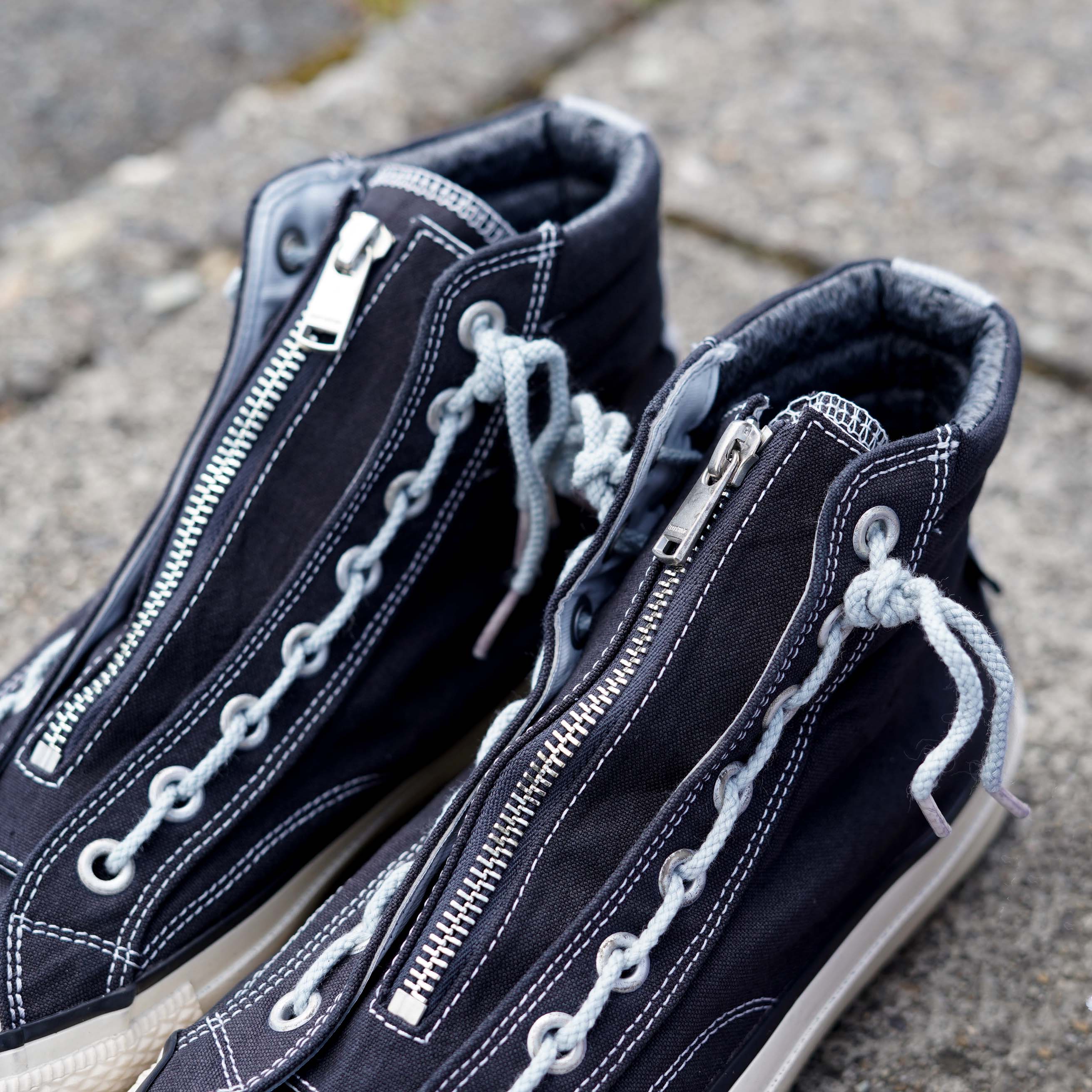 SPINGLE × nonnative / DWELLER TRAINER 2 HI COTTON CANVAS OVERDYED 