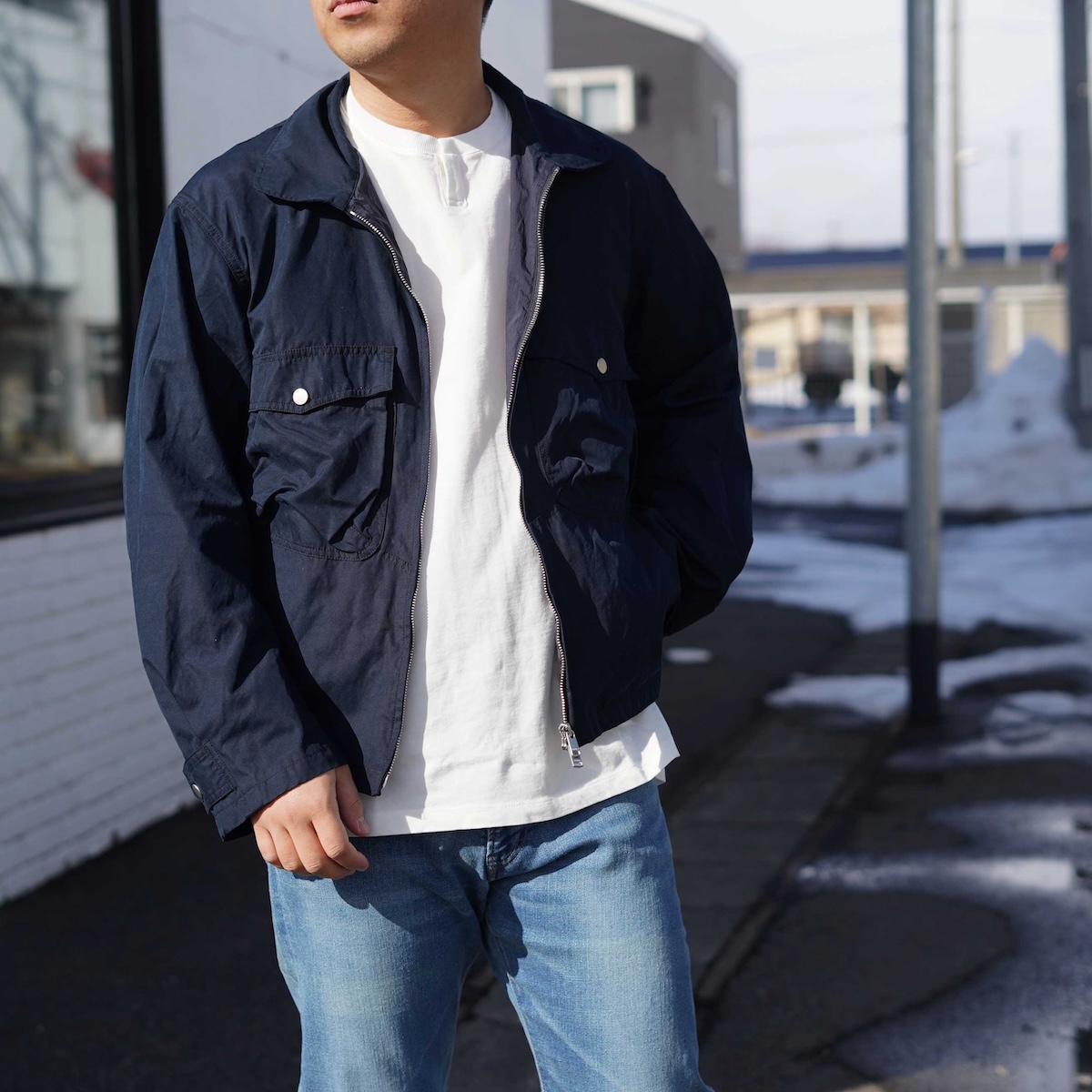 nonnative / SOLDIER SHORT JACKET P/C WEATHER (Dark Navy)