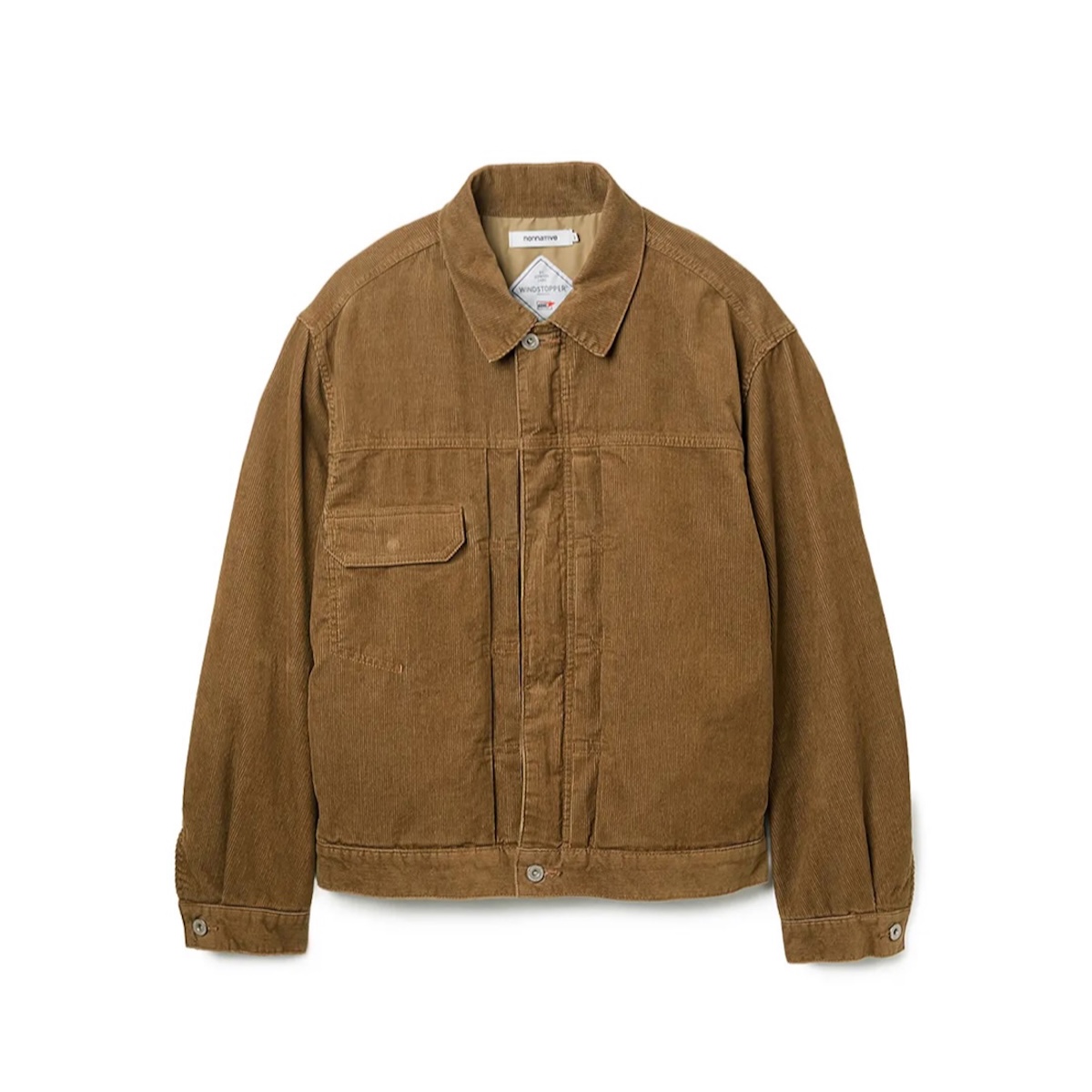 ジャケット・アウター nonnative TRUCKER BLOUSON COTTON CORD TRUCKER BLOUSON COTTON CORD SULFUR DYE WITH WINDSTOPPER