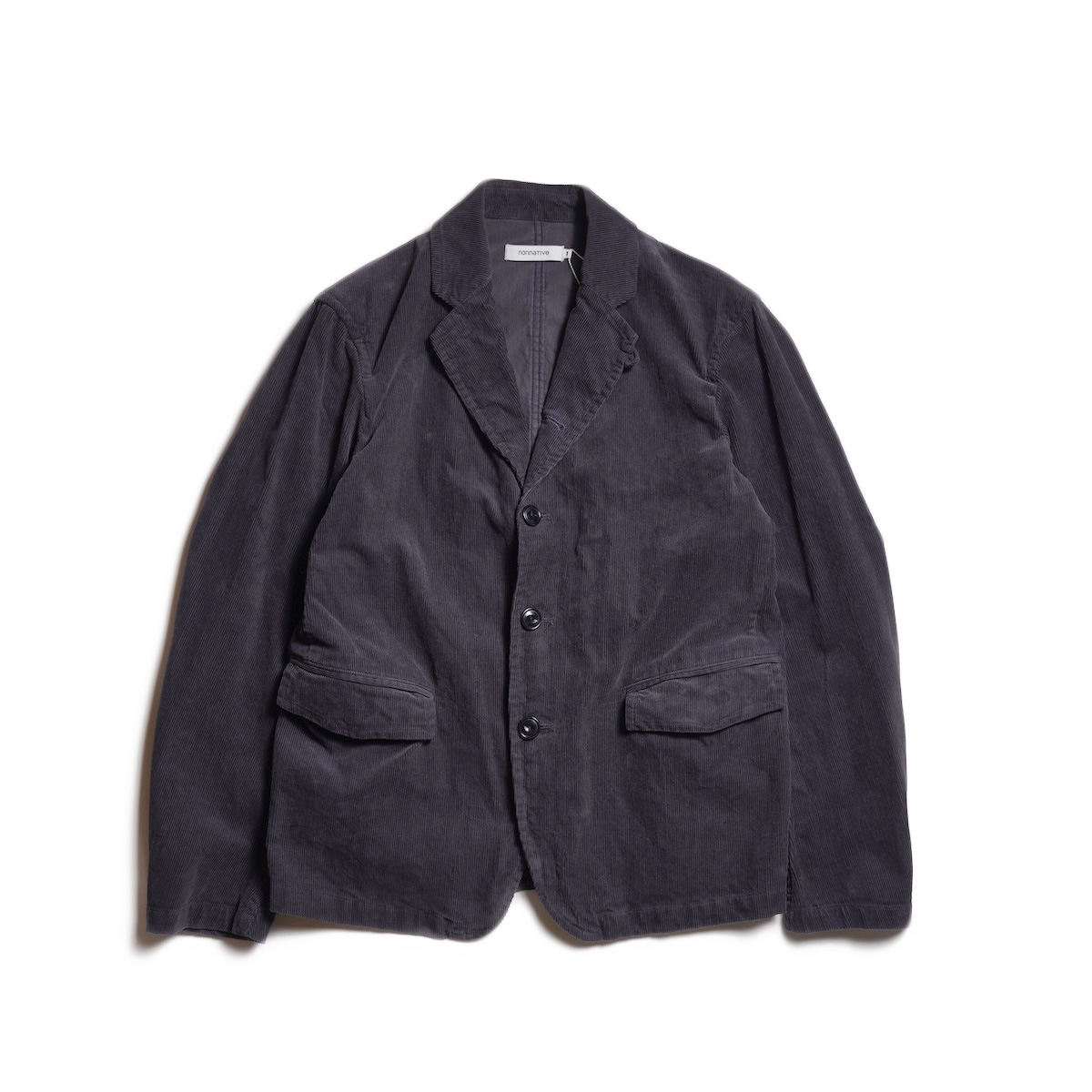 BE 服部 nonnative / OFFICER 5B JACKET COTTON CORD SULFUR DYE (Navy)