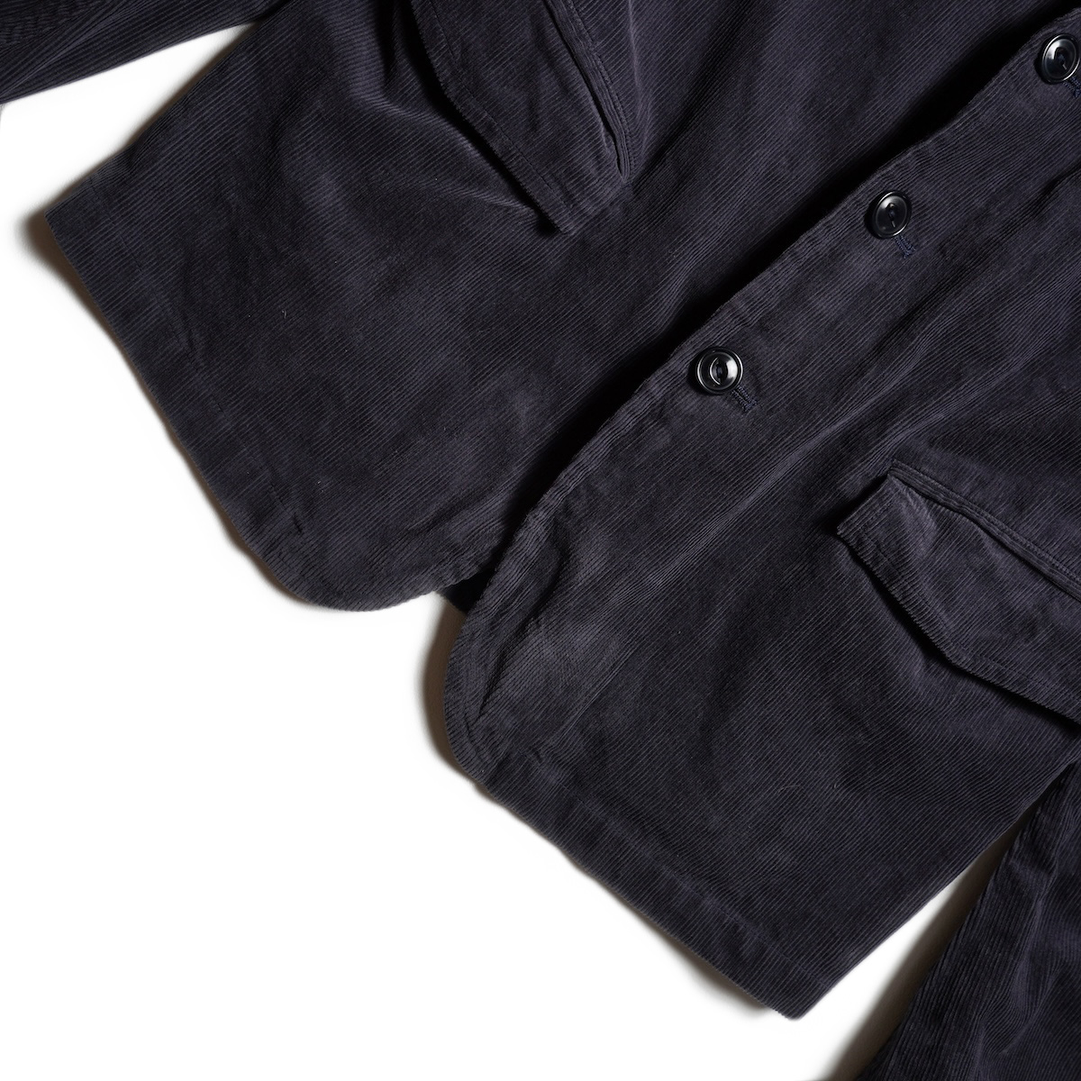 nonnative / OFFICER 5B JACKET COTTON CORD SULFUR DYE (Navy)
