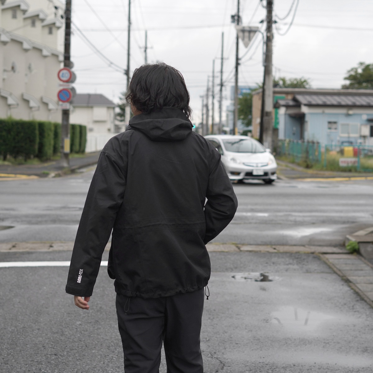 nonnative / EXPLORER JACKET N/P TWILL GORE-TEX 2L (Black)