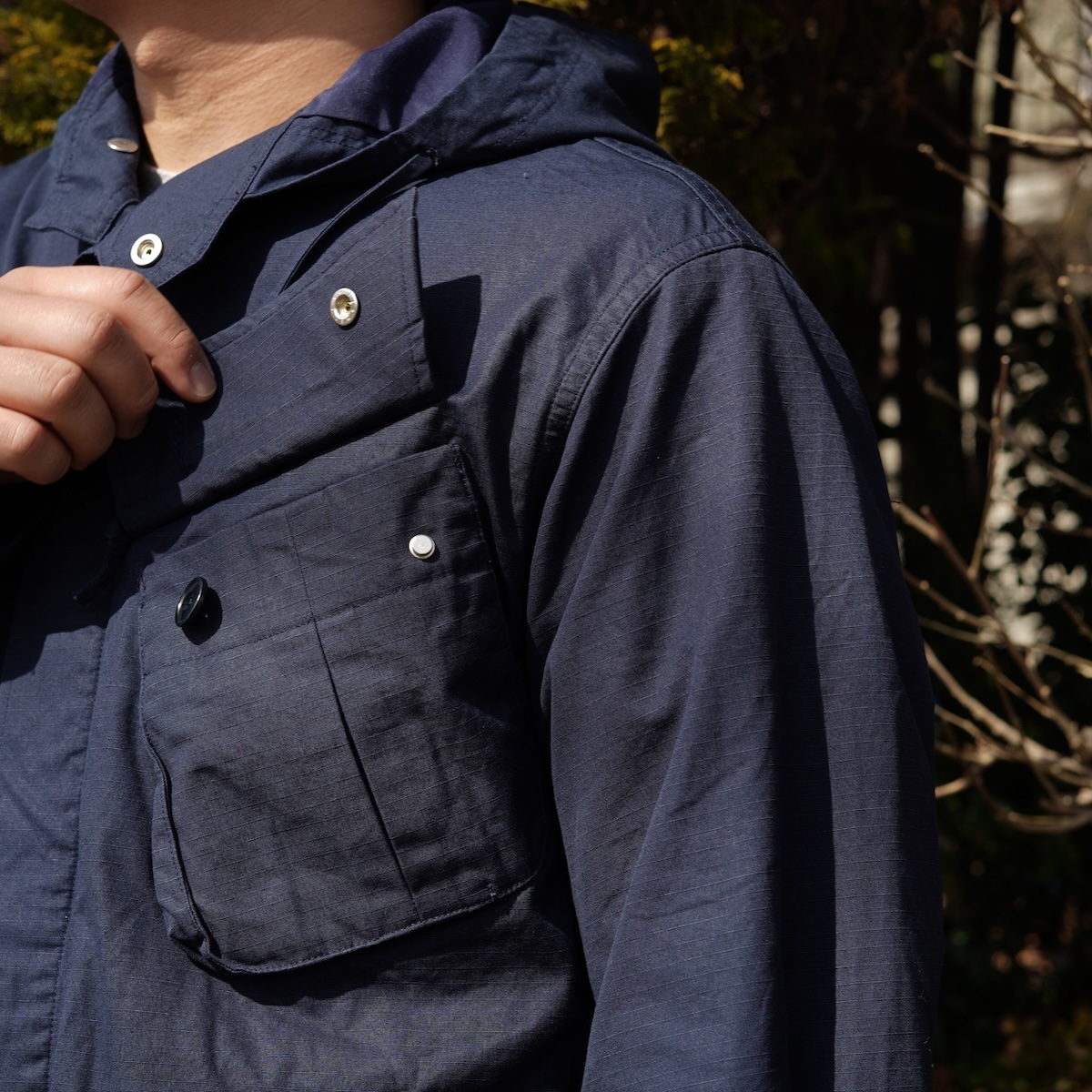nonnative / TROOPER HOODED JACKET COTTON RIPSTOP WITH WINDSTOPPER