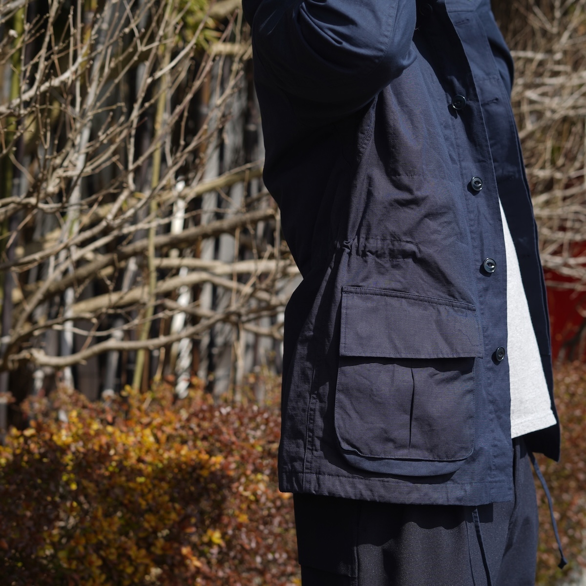 nonnative / TROOPER HOODED JACKET COTTON RIPSTOP WITH WINDSTOPPER
