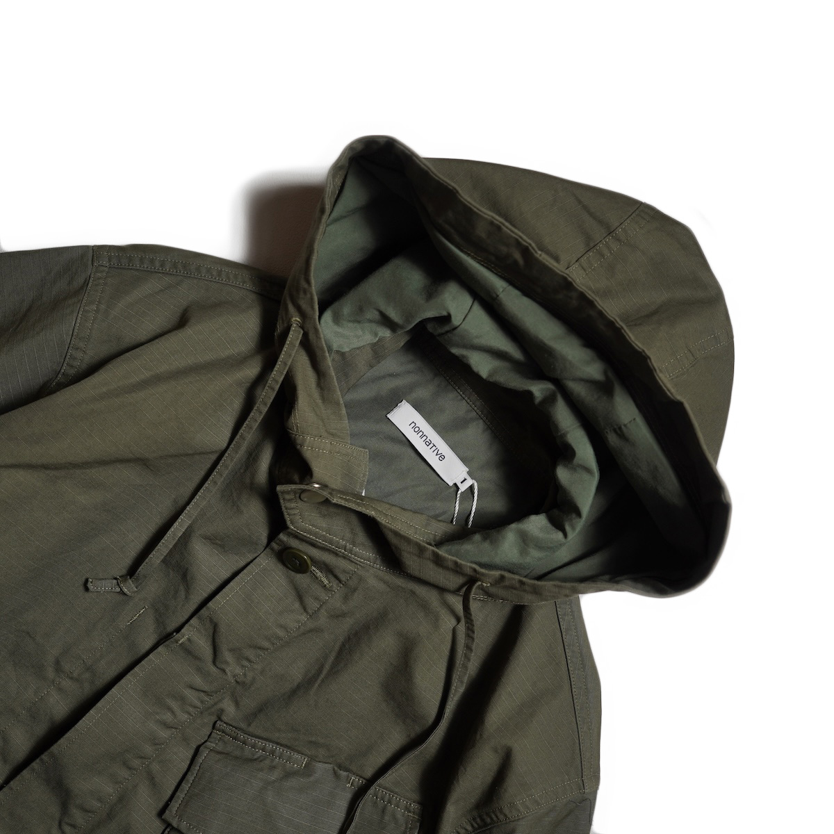 nonnative / TROOPER HOODED JACKET COTTON RIPSTOP WITH WINDSTOPPER