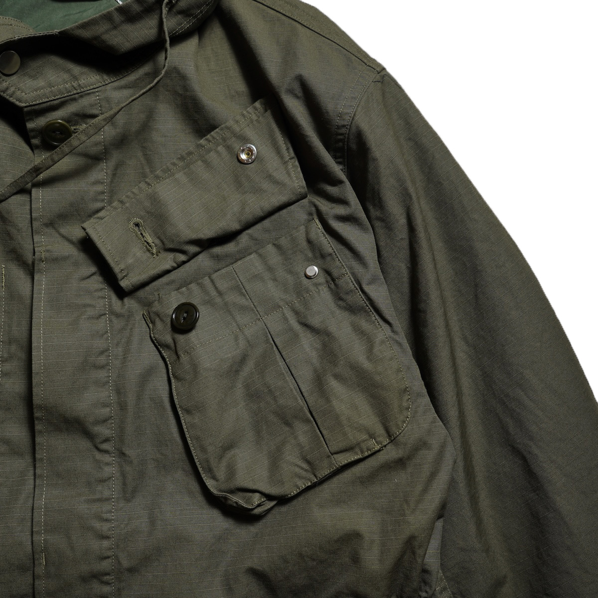 nonnative / TROOPER HOODED JACKET COTTON RIPSTOP WITH WINDSTOPPER
