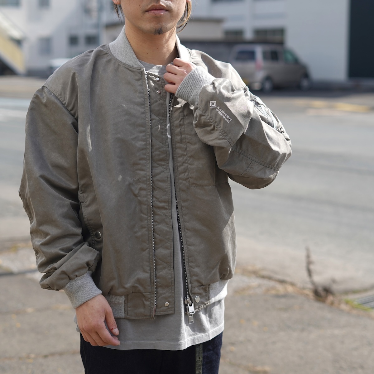 nonnative / TROOPER BLOUSON NYLON TWILL PIGMENT DYE WITH