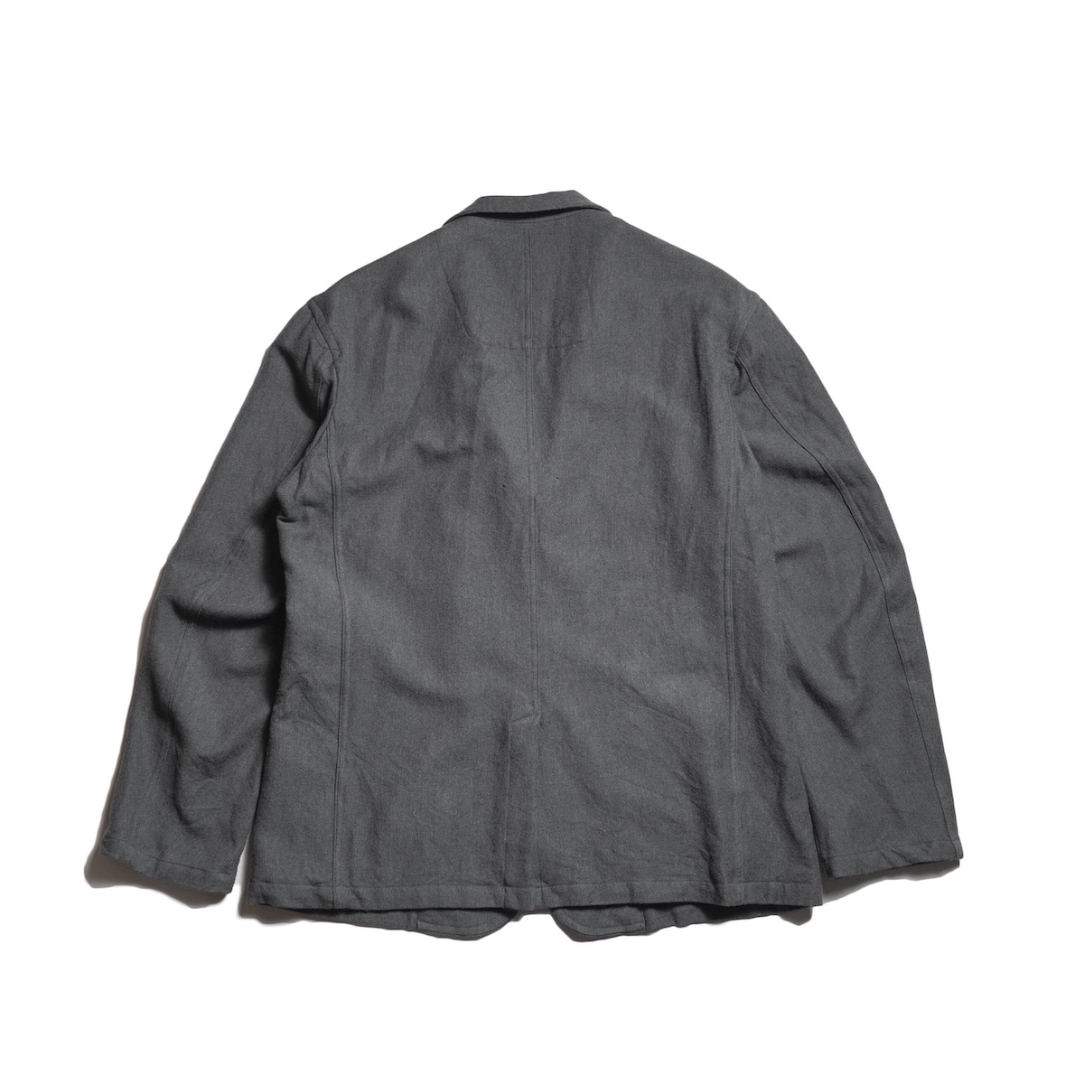 nonnative / LABORER 4B JACKET WOOL COTTON TWILL (Charcoal)