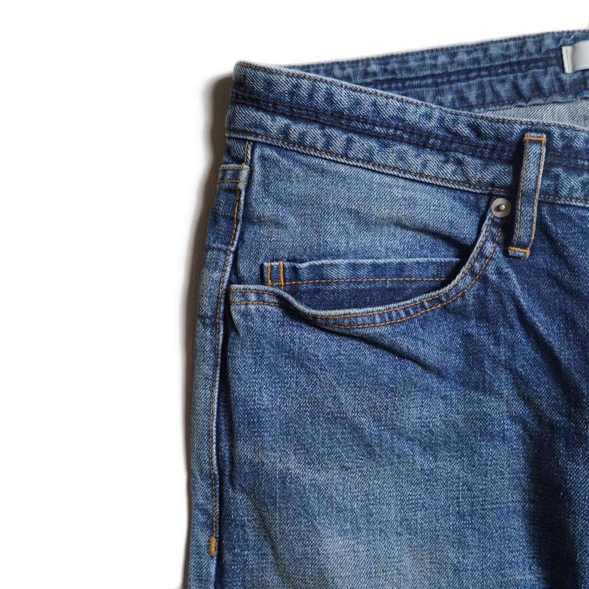 nonnative / DWELLER 5P JEANS NR COTTON 13.5oz SELVEDGE DENIM VW LIGHT (Indigo) コインポケット