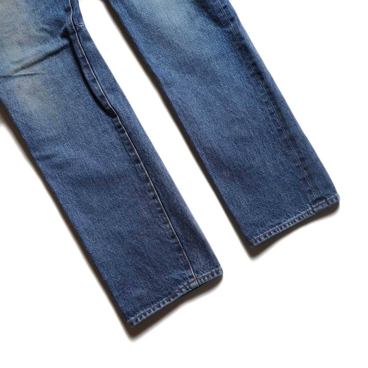 nonnative / DWELLER 5P JEANS NR COTTON 13.5oz SELVEDGE DENIM VW LIGHT (Indigo) 裾