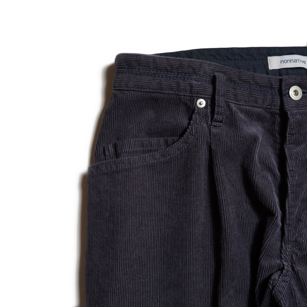 nonnative / DWELLER 5P JEANS TP COTTON CORD SULFUR DYE (Navy)