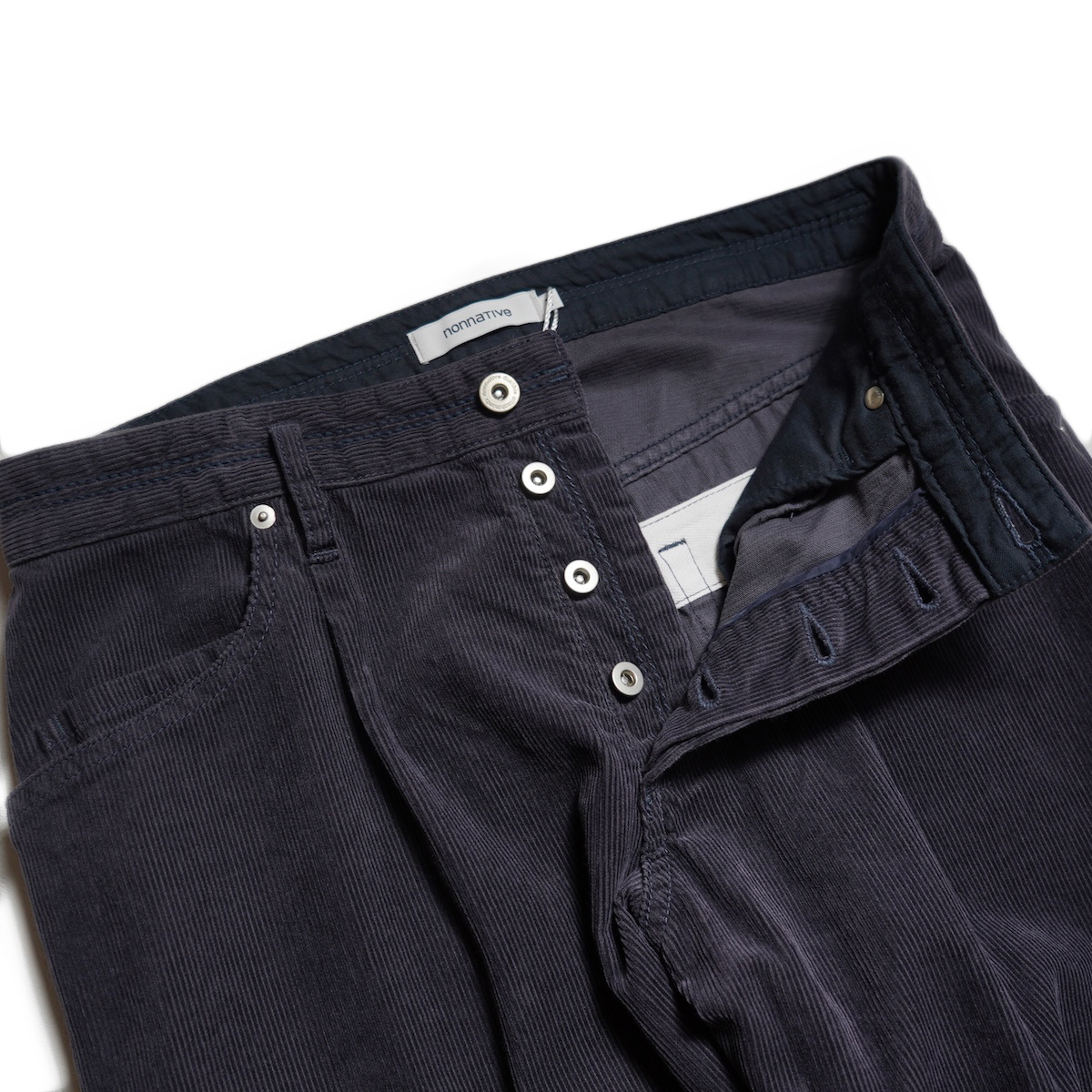 nonnative / DWELLER 5P JEANS TP COTTON CORD SULFUR DYE (Navy)