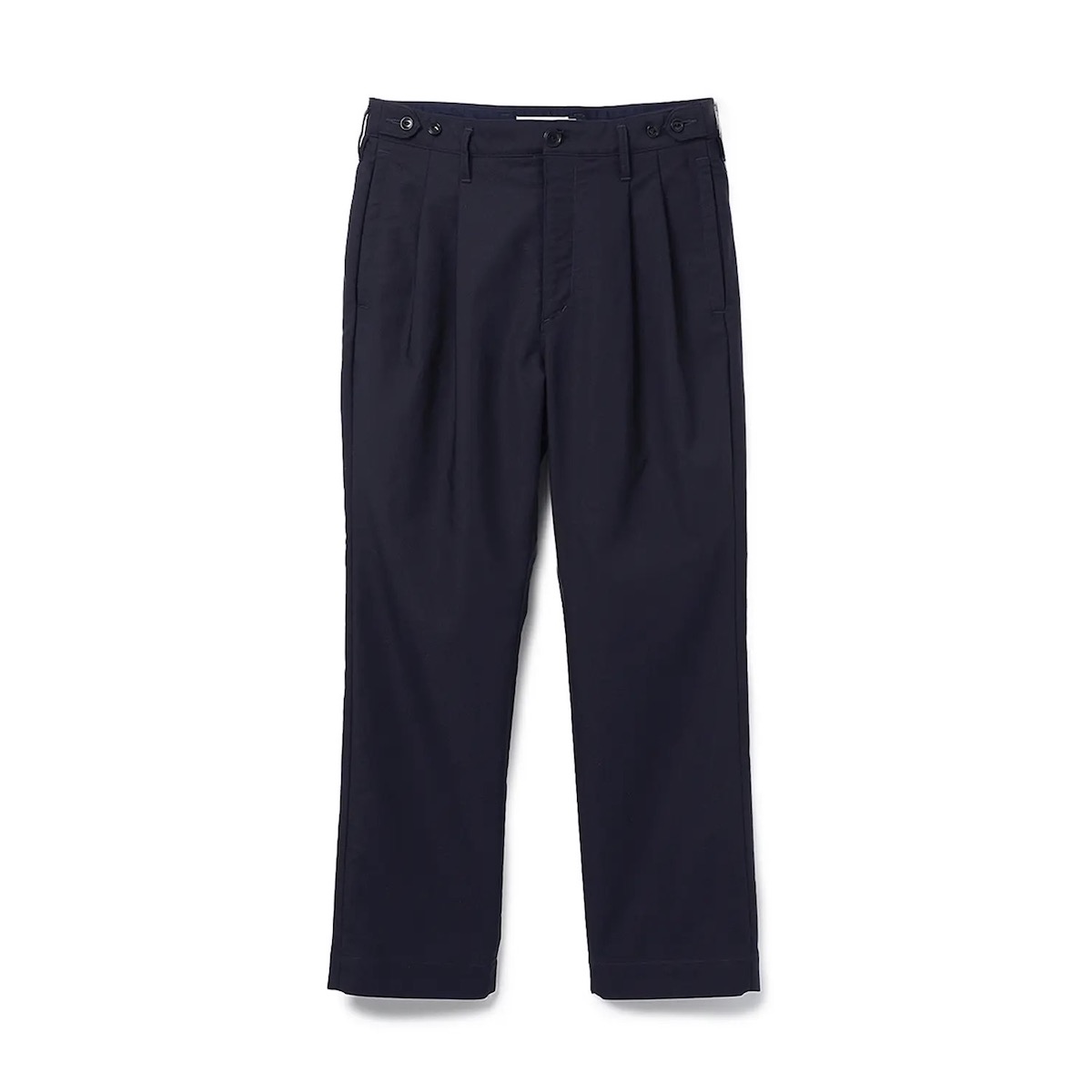nonnative / OFFICER CHINO TROUSERS P/C GABARDINE (Navy)