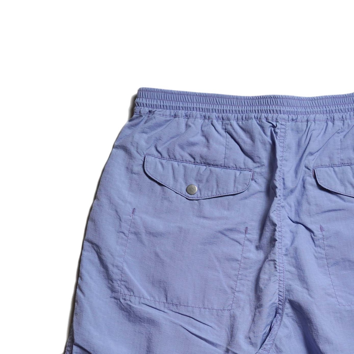 nonnative / HIKER EASY SHORTS NYLON RIPSTOP PIGMENT DYE (Lilac)