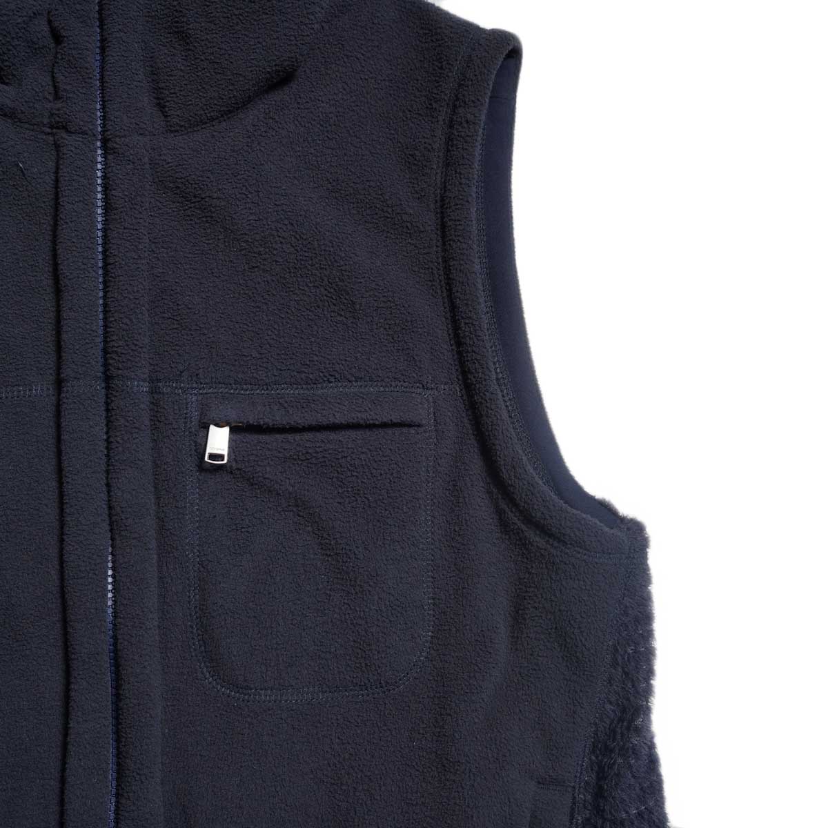 nonnative HIKER VEST POLARTEC® H.NECK 紺 nonnative HIKER VEST POLARTEC® H.NECK 紺