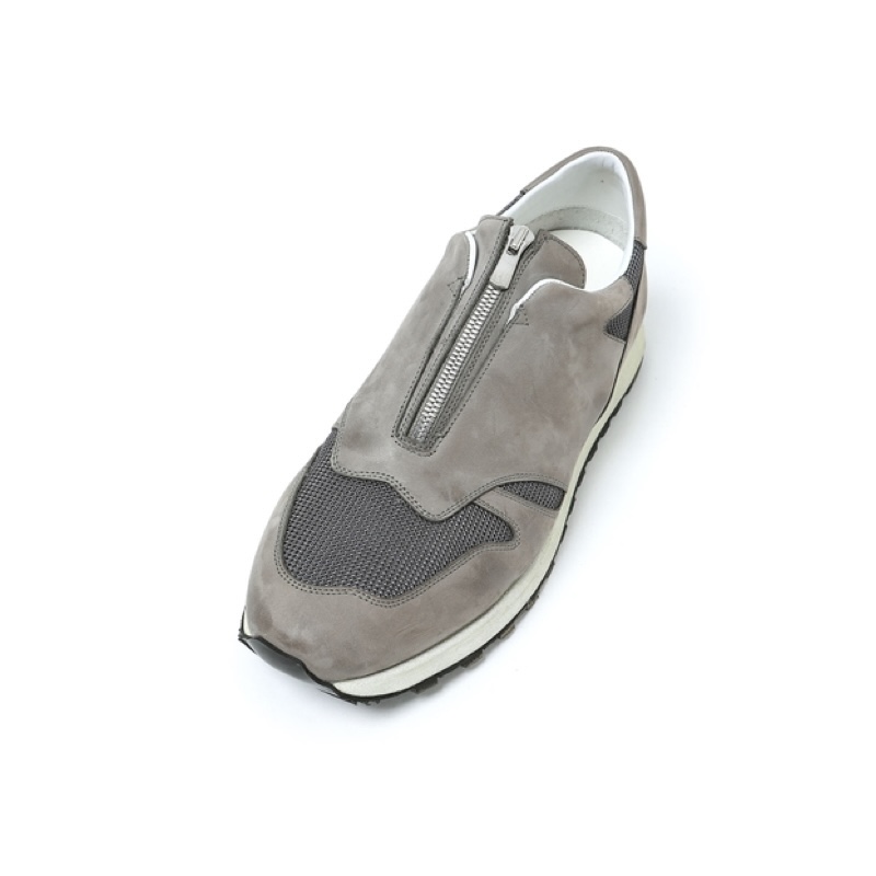 nonnative / DWELLER JOG TRAINER COW LEATHER by SABOR (Gray)