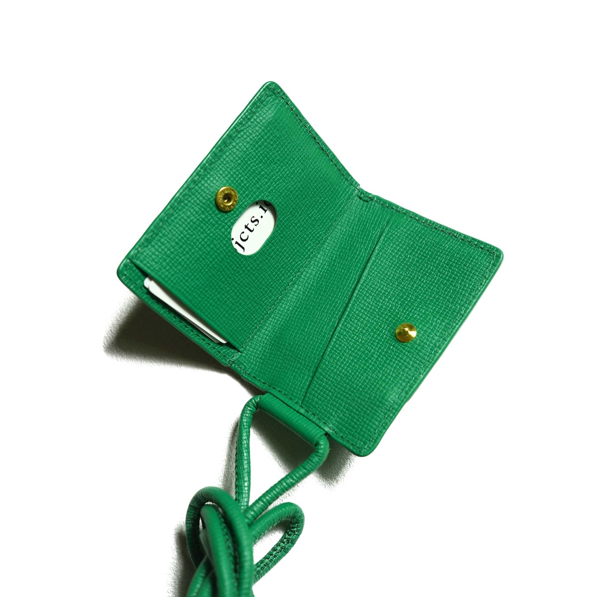 専用商objcts.io ストラップ付カードケース objcts.io - 【残り一点】レザーストラップ付カードケース(BLACK