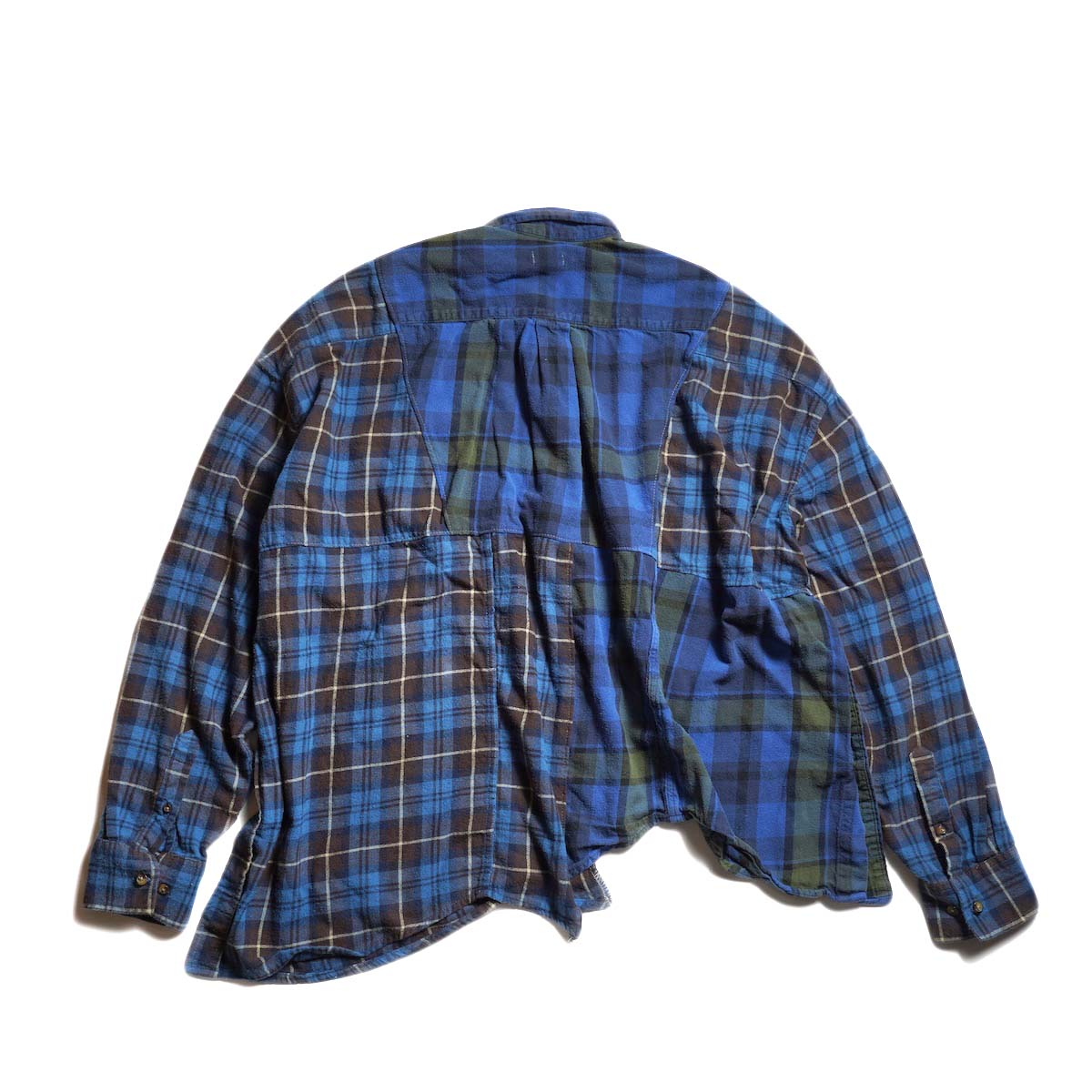 OLD PARK / HALF-BOTTON SHIRT  (Flannel - A) 背面