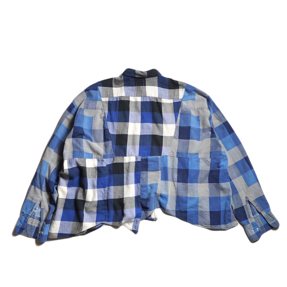 OLD PARK / HALF-BOTTON SHIRT  (Flannel - D) 背面
