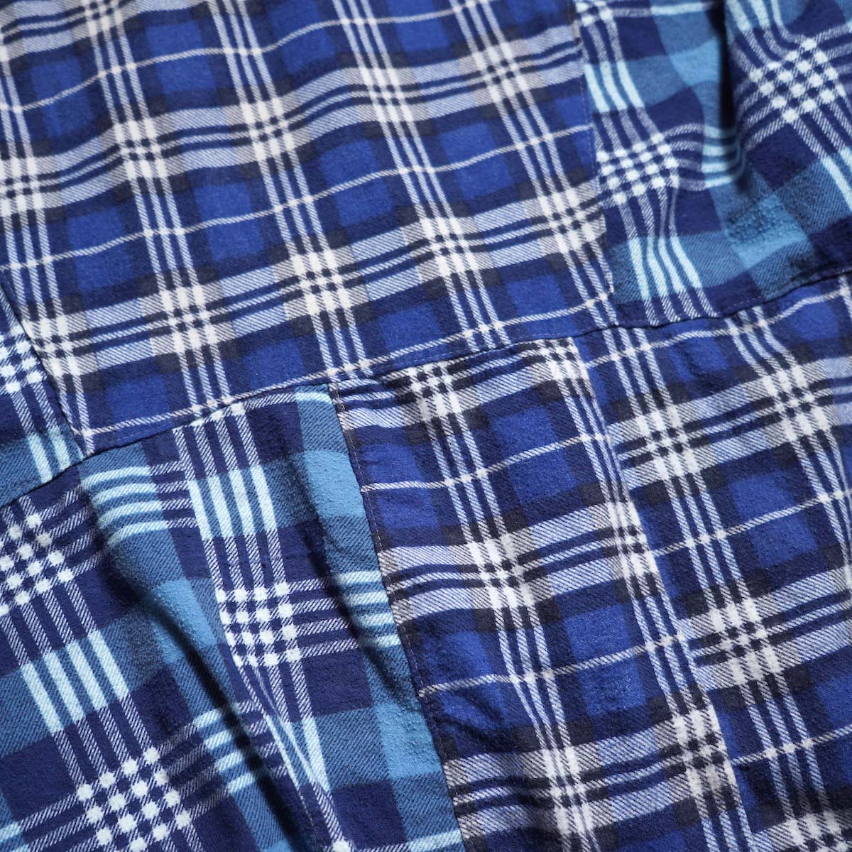OLD PARK / HALF-BOTTON SHIRT  (Flannel - F) 素材感