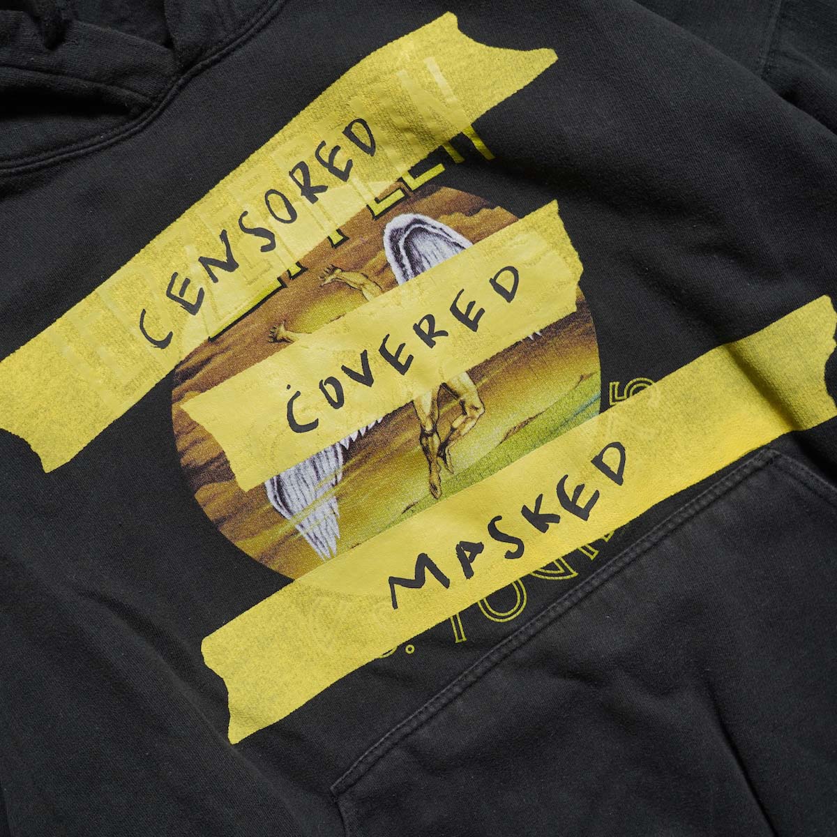 OLD PARK / TAPING SWEAT (Type D) フロントプリント