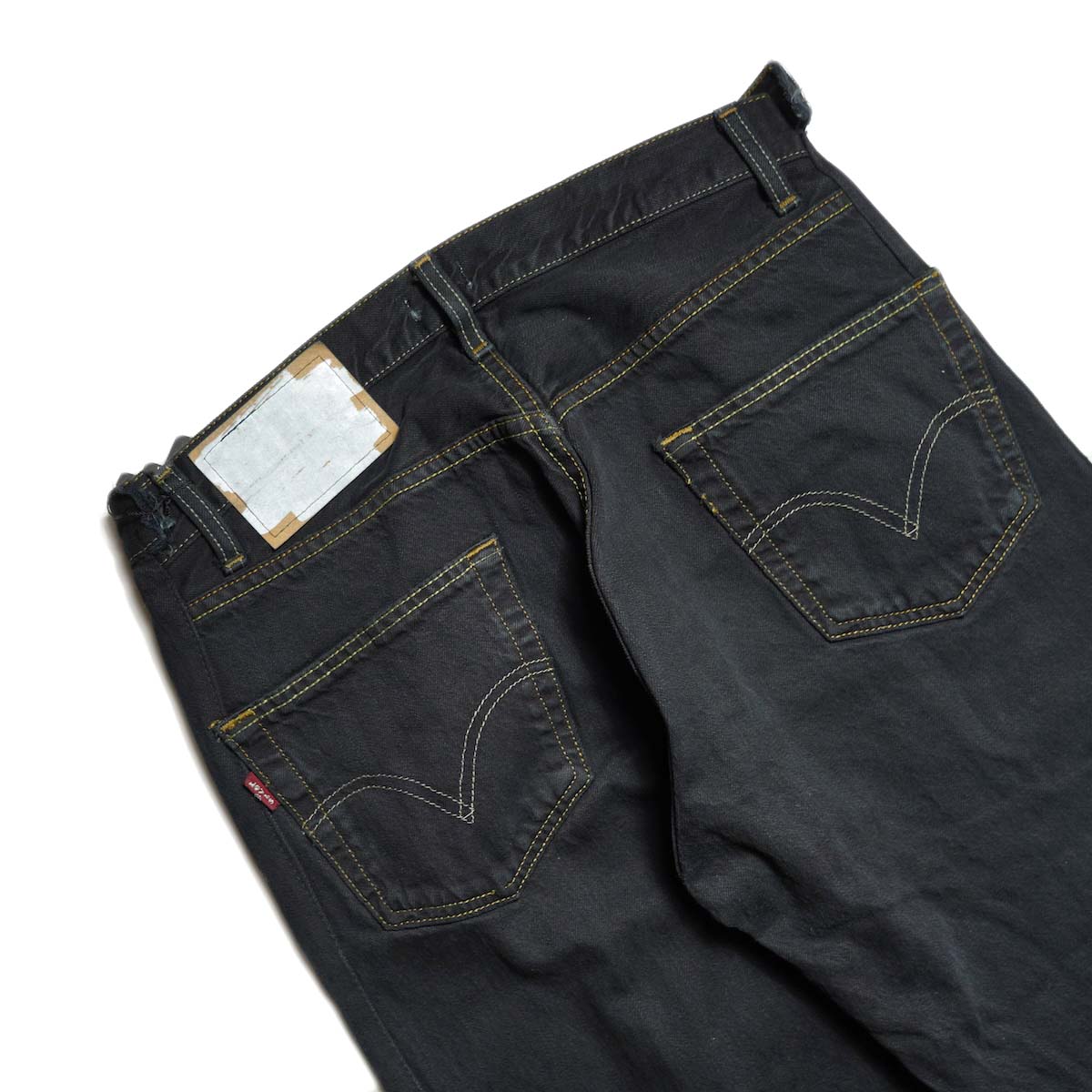 OLD PARK / SWAPPED JEANS (Black - M) ヒップポケット