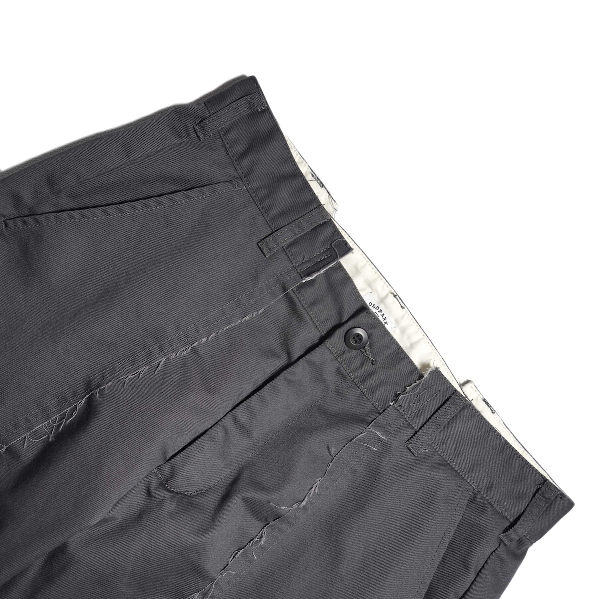 OLD PARK / BAGGY WORK PANTS (Charcoal) ウエスト