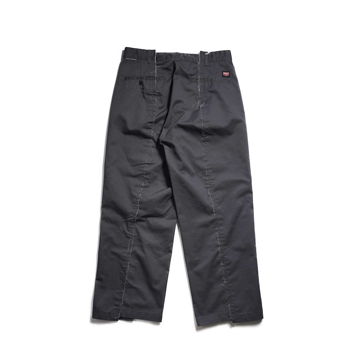 OLD PARK / BAGGY WORK PANTS (Charcoal) 背面