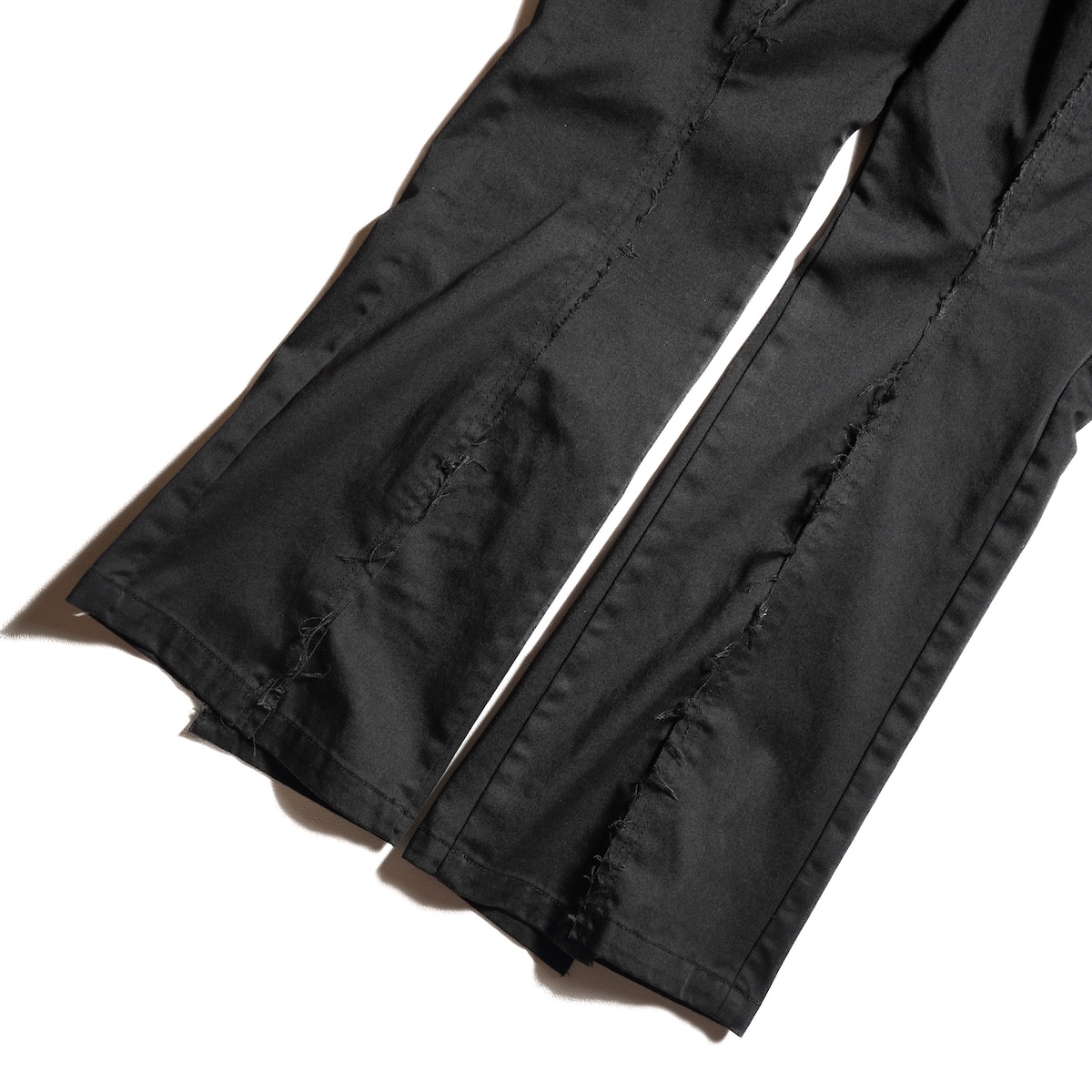 OLD PARK / FLARE WORK PANTS (Black)