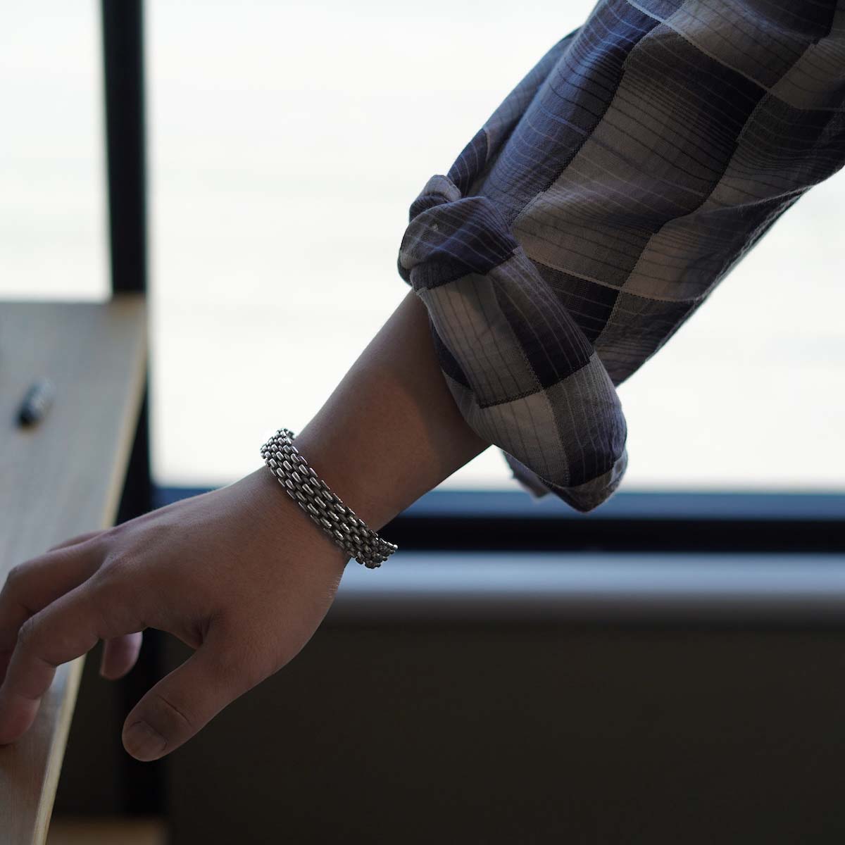 ON THE SUNNY SIDE OF THE STREET / Jubllee Chain Bangle (Silver)