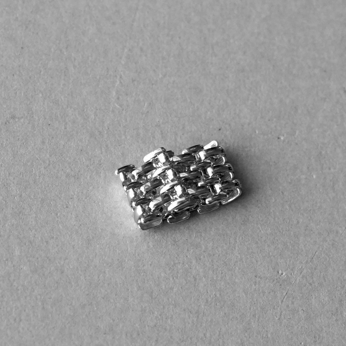 ON THE SUNNY SIDE OF THE STREET / Jubllee Chain Ring (Silver) 素材感