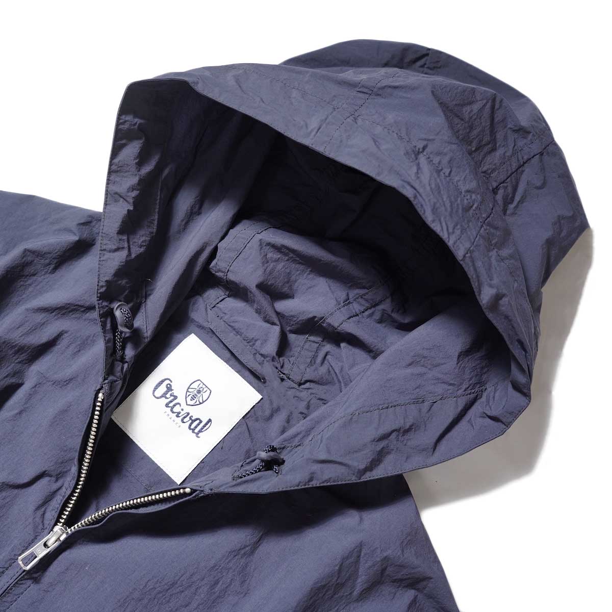 ORCIVAL / NYLON HOODED BLOUSON (Navy)